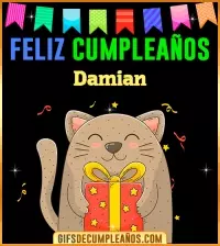GIF Feliz Cumpleaños Damian